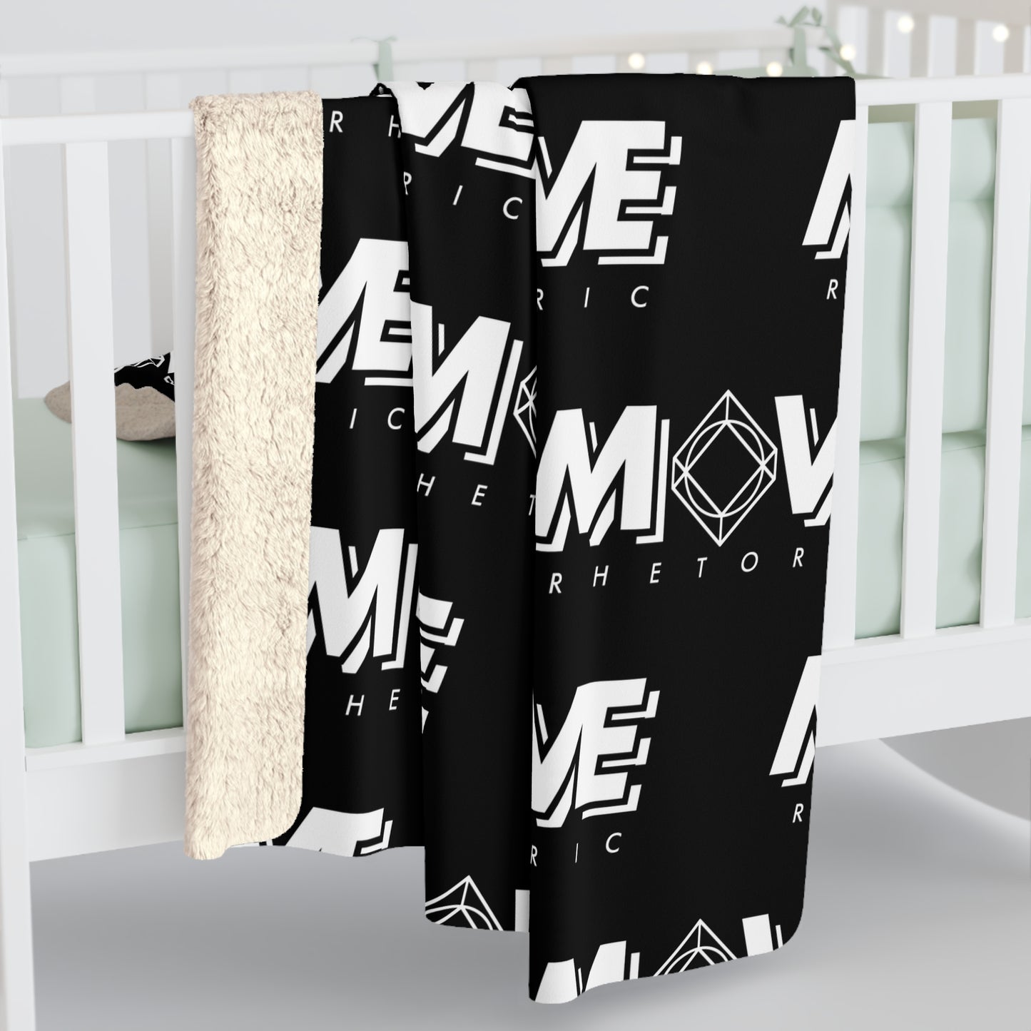 Cozy Sherpa Fleece Blanket - MOVE Rhetoric Design for Comfort Lovers