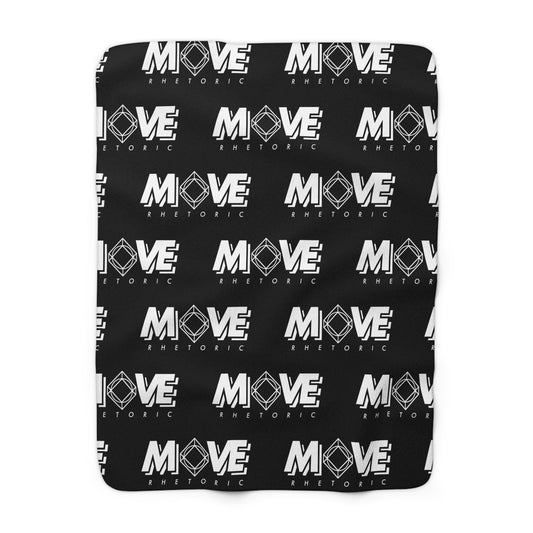 Cozy Sherpa Fleece Blanket - MOVE Rhetoric Design for Comfort Lovers