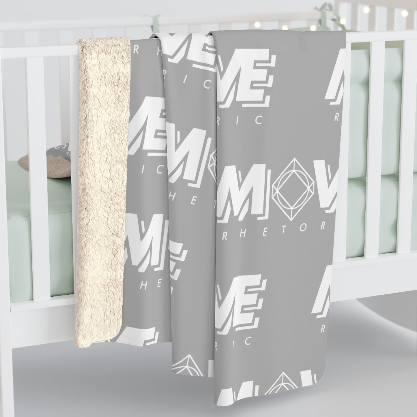 Cozy Sherpa Fleece Blanket - MOVE Rhetoric Design for Comfort Lovers