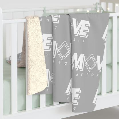 Cozy Sherpa Fleece Blanket - MOVE Rhetoric Design for Comfort Lovers