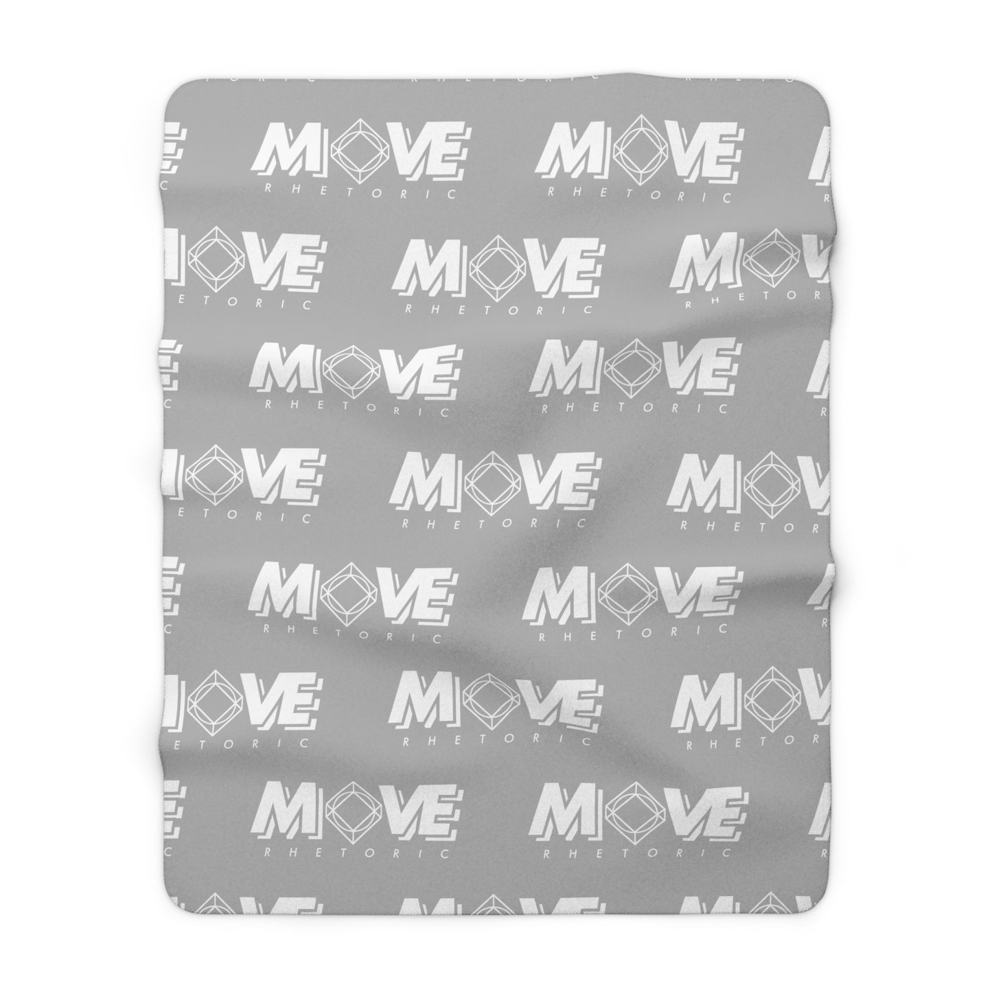 Cozy Sherpa Fleece Blanket - MOVE Rhetoric Design for Comfort Lovers