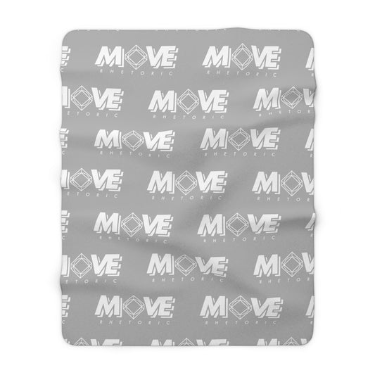 Cozy Sherpa Fleece Blanket - MOVE Rhetoric Design for Comfort Lovers