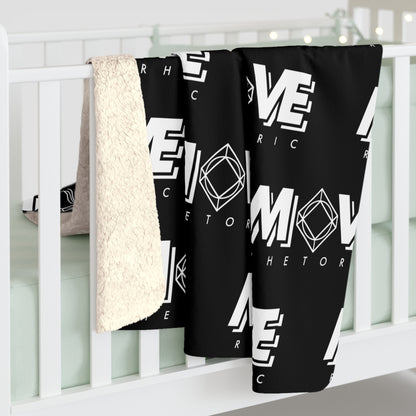 Cozy Sherpa Fleece Blanket - MOVE Rhetoric Design for Comfort Lovers