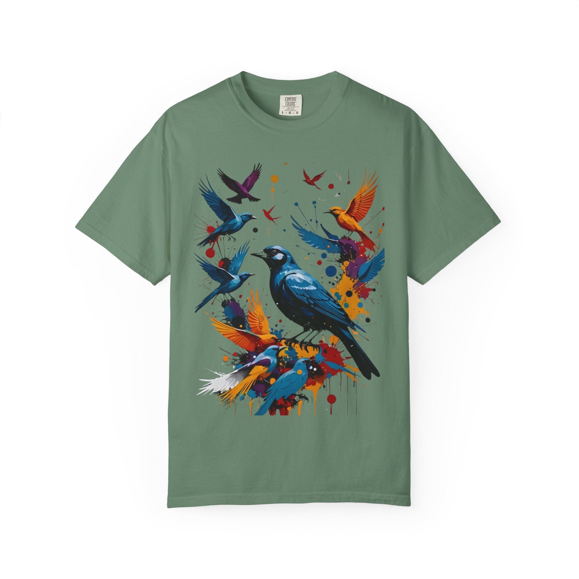 MOVE Merch | Birds of a Feather T-Shirt Light Green