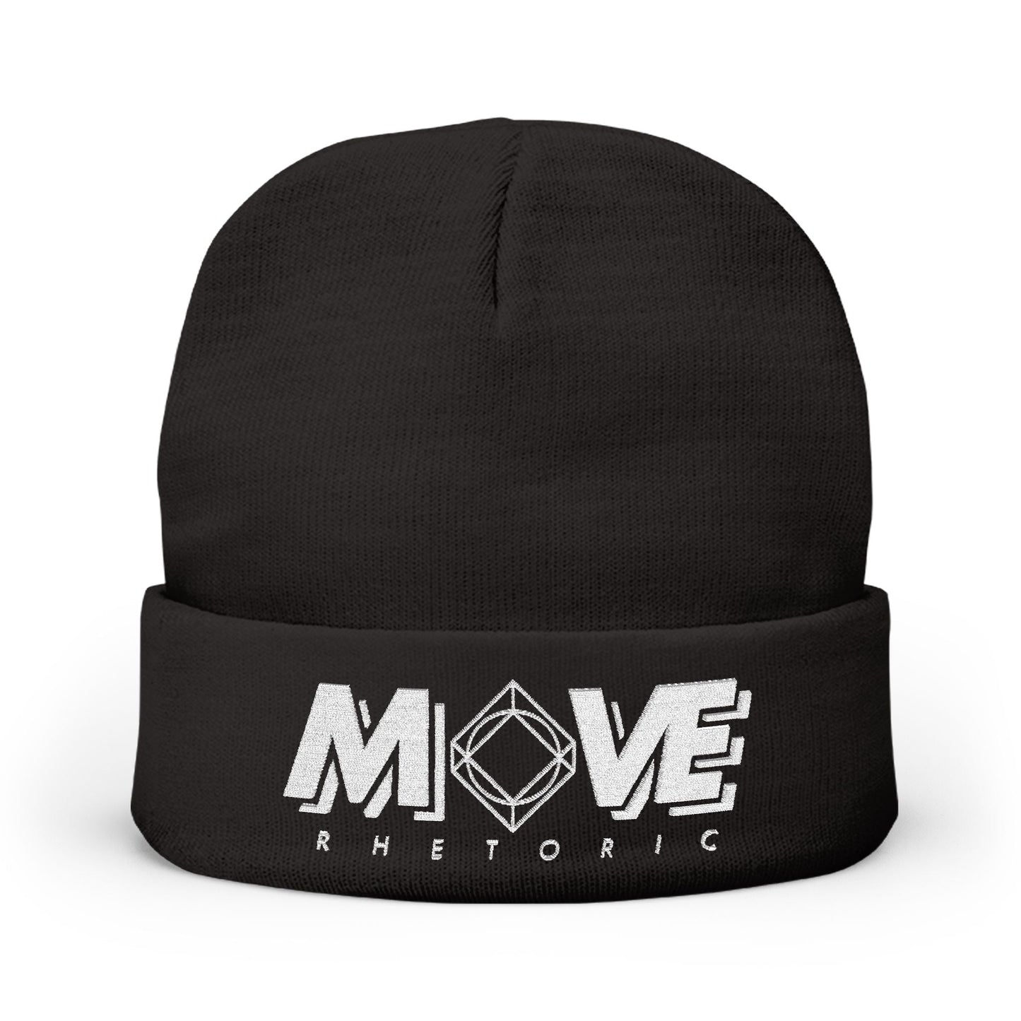 MOVE Merch | MOVE Rhetoric Embroidered Beanie Black One size