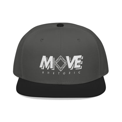 MOVE Rhetoric | MOVE Rhetoric Embroidered Snapback One size Black Charcoal gray Charcoal gray