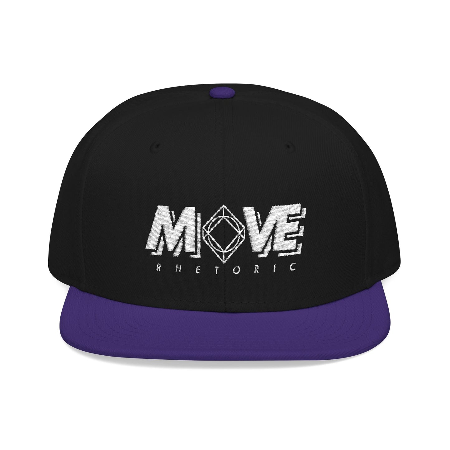 MOVE Rhetoric | MOVE Rhetoric Embroidered Snapback One size Purple Black Black